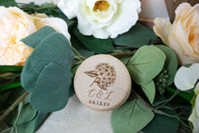 Load image into Gallery viewer, Personalized Hydrangea Ring Box
