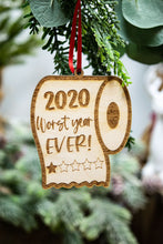 Load image into Gallery viewer, Worst Year Ever 2020 Toilet Paper Christmas Ornament - Funny Christmas Gift
