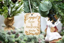 Load image into Gallery viewer, Personalized Couple Name Christmas Ornament - Couple Gifts
