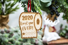 Load image into Gallery viewer, Worst Year Ever 2020 Toilet Paper Christmas Ornament - Funny Christmas Gift
