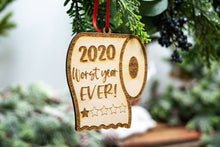 Load image into Gallery viewer, Worst Year Ever 2020 Toilet Paper Christmas Ornament - Funny Christmas Gift
