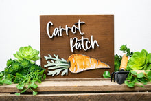 Load image into Gallery viewer, Carrot Patch Sign - Easter Decor
