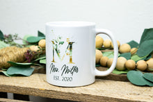 Load image into Gallery viewer, Personalized Mrs Mug - Wedding Gift for Bride

