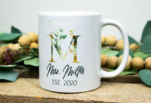 Load image into Gallery viewer, Personalized Mrs Mug - Wedding Gift for Bride
