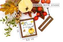 Load image into Gallery viewer, Fall Tiered Tray Mini Signs- Select One or Buy as a Set - Fall &amp; Pumpkin Decorations
