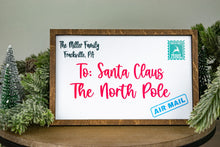 Load image into Gallery viewer, Letter To Santa Christmas Mini Sign - Holiday Tiered Tray Decorations
