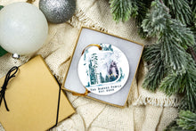 Load image into Gallery viewer, Personalized Rustic Woodland Family Christmas Ornament
