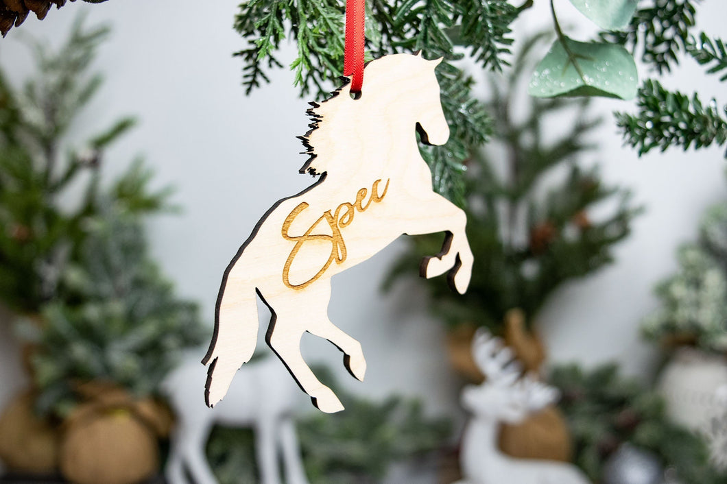 Personalized Horse Ornament - Gift for Horse Lover