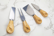 Load image into Gallery viewer, Elegant Leafy Letter Cheese Knife Set
