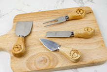 Load image into Gallery viewer, Boho Style Personalized Monogram Letter Cheese Knife Set
