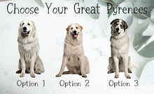 Load image into Gallery viewer, Custom Great Pyrenees Ornament - Great Pyrenees Gifts, Personalized Dog Ornament - Choose from 3 Graphic Options
