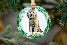 Load image into Gallery viewer, Custom Goldendoodle Ornament, Personalized Doodle Ornament - Choose from 5 Graphic Options
