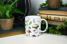 Load image into Gallery viewer, Mushroom and Leaf Print Mug
