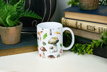 Load image into Gallery viewer, Mushroom and Leaf Print Mug
