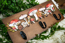 Load image into Gallery viewer, Cottagecore Mushroom Hooks for Keys, Jewelry, Scarves Etc.
