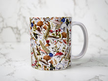 Load image into Gallery viewer, Botanical Mushroom and Fern Print Mug
