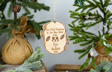 Load image into Gallery viewer, Our First Christmas in Our New Home Ornament - Cute Leaf and Twig Housewarming Ornament
