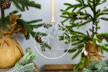Load image into Gallery viewer, Acrylic Willow Branch Personalized Name Engaged Ornament
